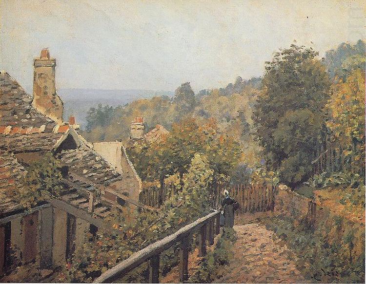 Sentier de la Mi cote, Louveciennes, Alfred Sisley